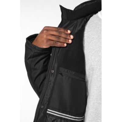 Parka with removable hood